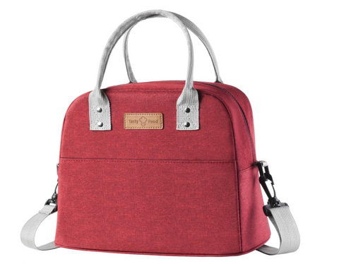 Red Zxglxinyao 9ltr Lunch Bag for Women Men, Insulated Lunch Box Adult - RRP £8.99
